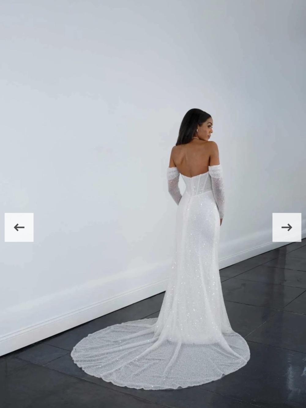 Martina Liana Ivory Bridal Gown - Picture 6 of 7
